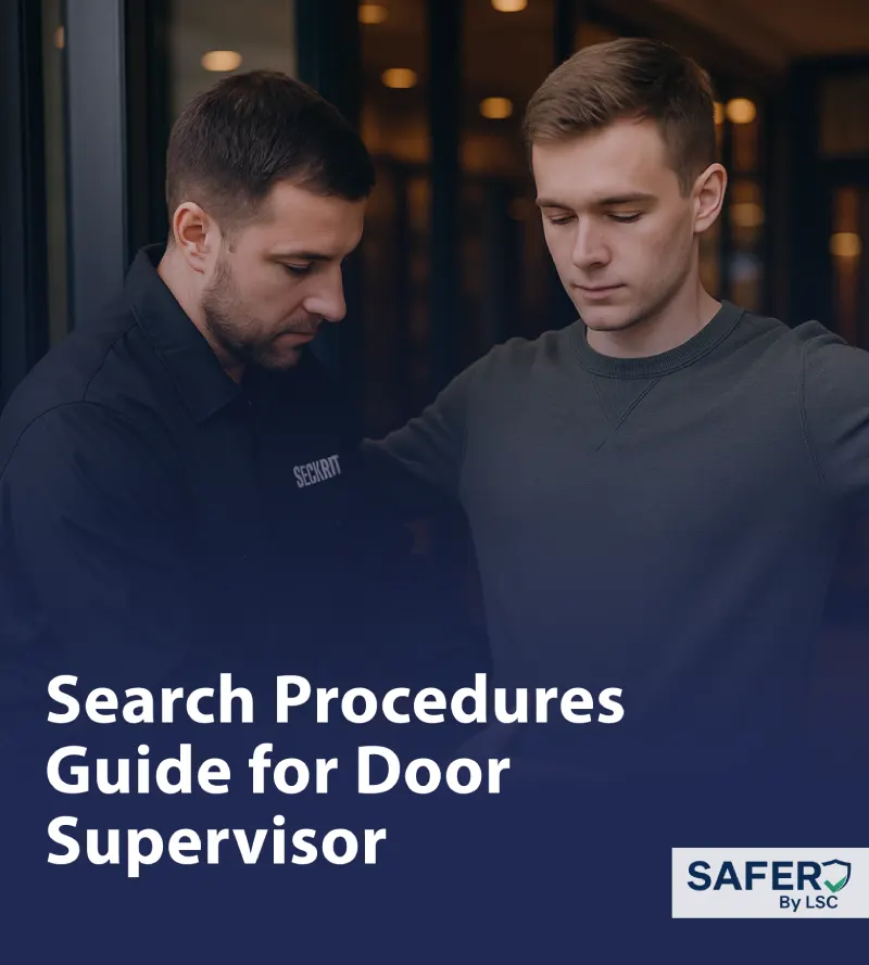 Search Procedures Guide For Door Supervisor