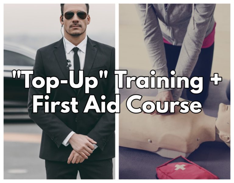 SIA Top Up Training First Aid Course Park Royal Stratford