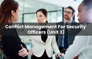 (Unit 3) Conflict Management For Security Officers