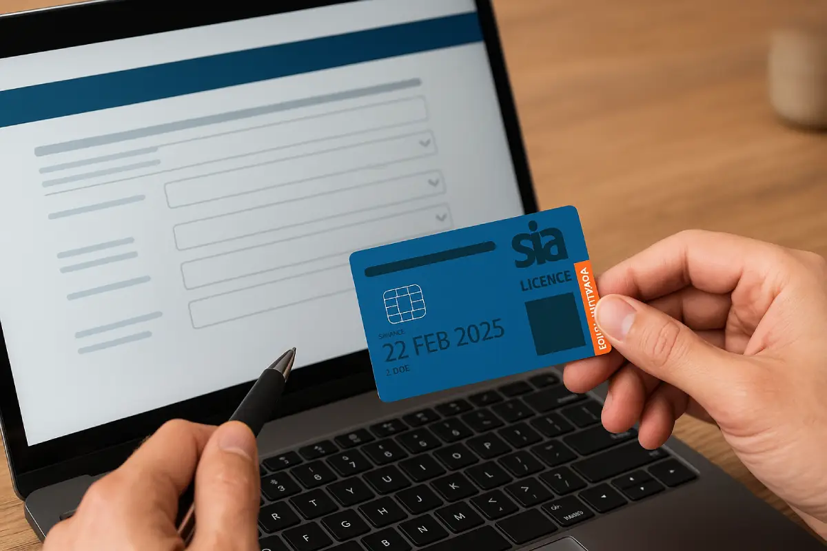 How to Apply for an SIA Licence