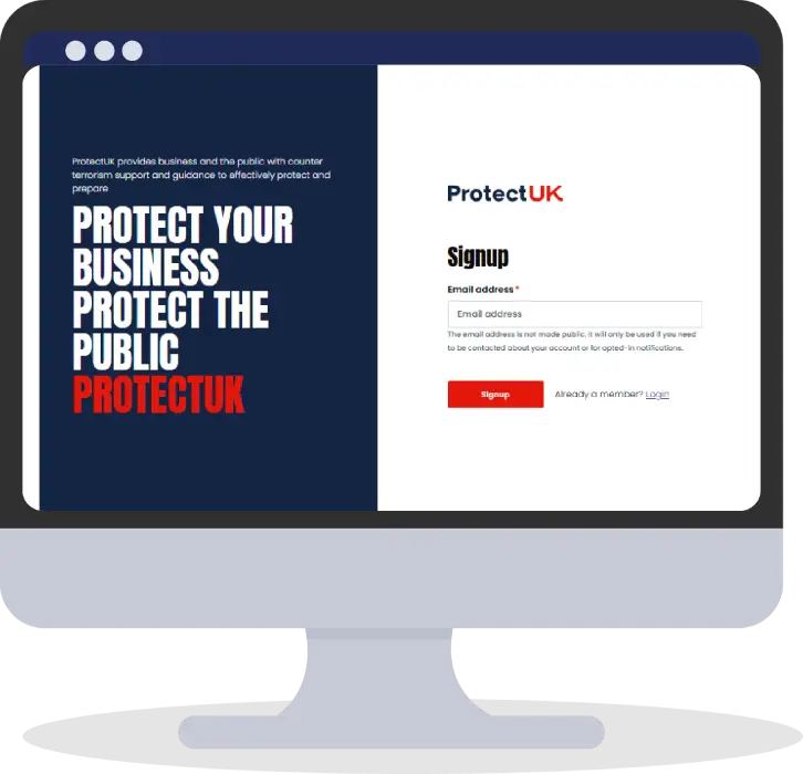 Register for an ACT Protect Account Step 1A