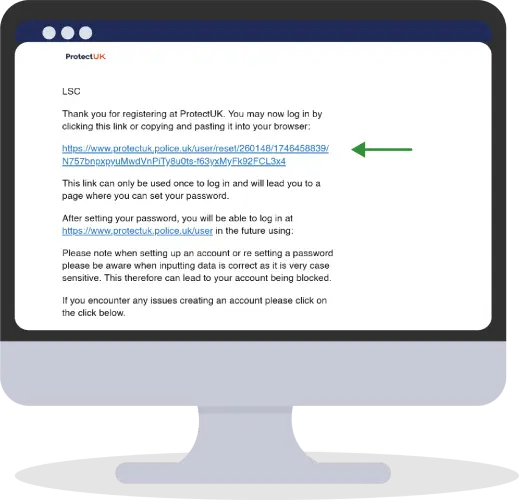 Register for an ACT Protect Account Step 1D