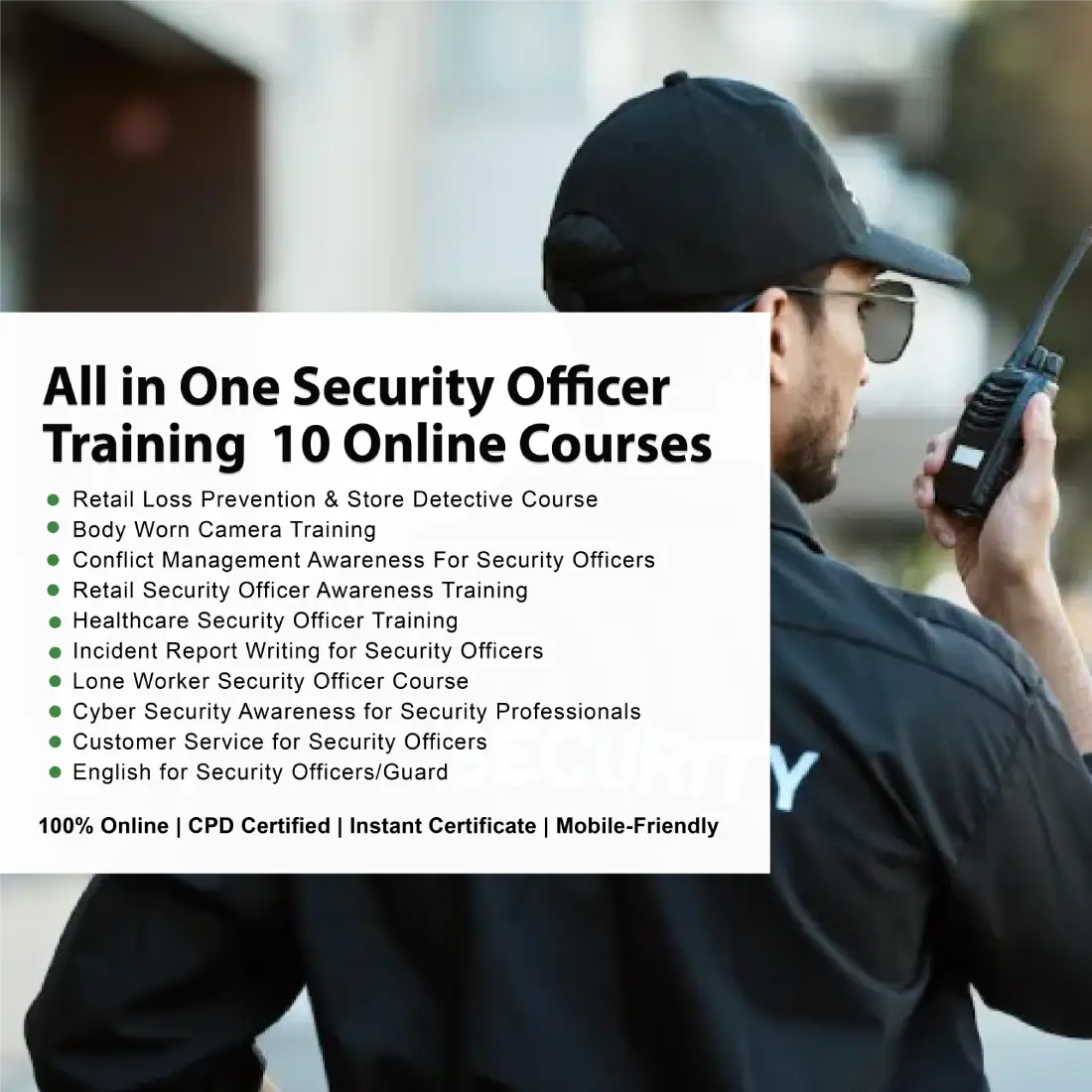 All in One Security Officer Bundle 10 Courses