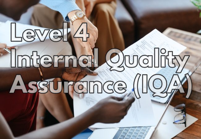 Level 4 Internal Quality Assurance IQA Course